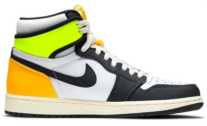 Air Jordan 1 Retro High OG “Volt Gold” – White, Black & Volt