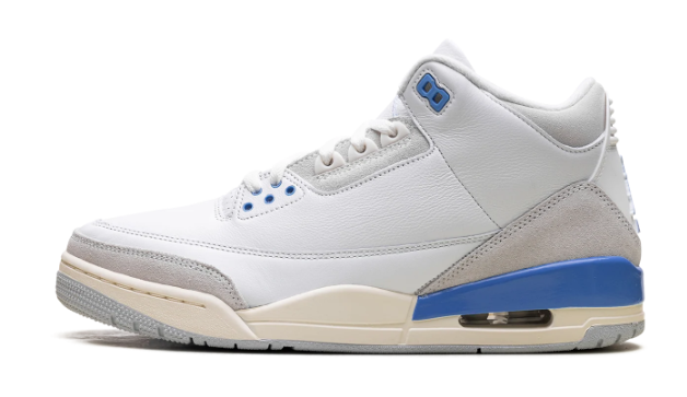 Air Jordan 3 “Lucky Shorts” – White & Carolina Blue