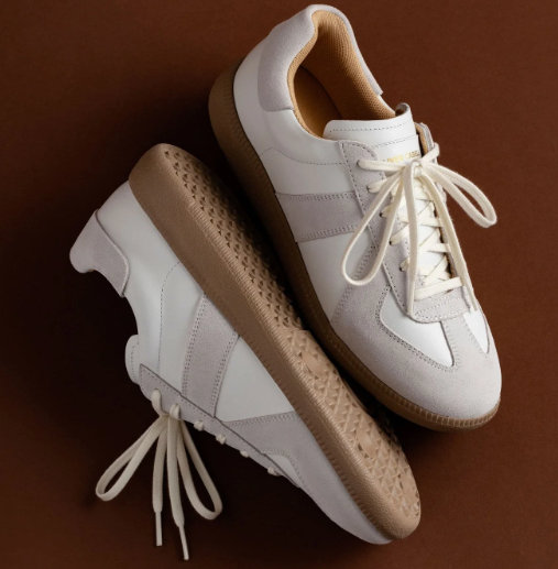 GAT Low-Top Sneakers – White & Gum