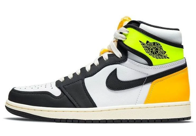 Air Jordan 1 Retro High OG “Volt Gold” – White, Black & Volt