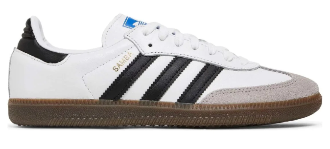 adidas Women’s Samba OG – Cloud White & Core Black