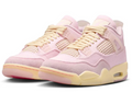 Air Jordan 4 Retro Women's Sneakers - Pearl Pink / Iced Carmine