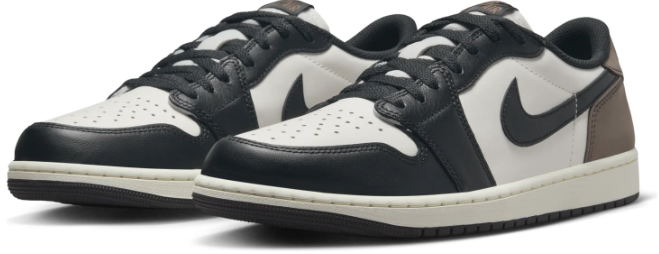 Air Jordan 1 Low OG “Mocha” – White, Black & Brown | CZ0790-102