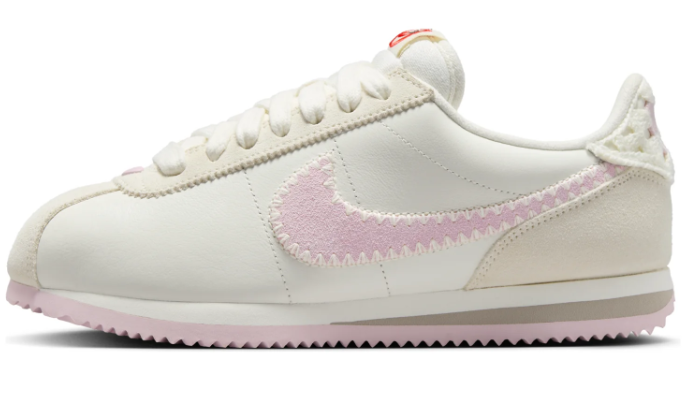 Nike Cortez Women's “Valentine's Day 2025” – Sail & Pink Foam – HV6012-161