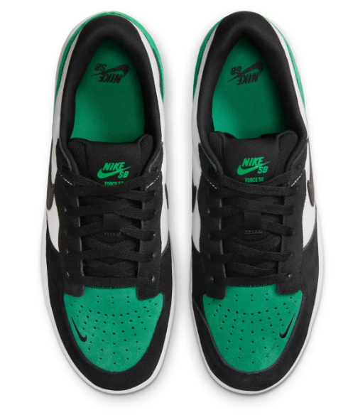 Nike SB Force 58, White / Black / Stadium Green