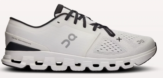 On Cloud X 4 Men's Training Shoes - White / Black (Clearance)