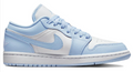 Air Jordan 1 Low “Ice Blue” Women's Sneakers – White & Light Blue | DC0774-141