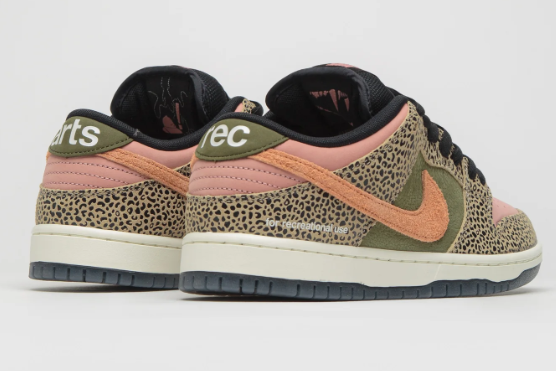 Nike SB x Arts-Rec Dunk Low Pro – Khaki / Amber Brown / Rough Green / Rust Pink