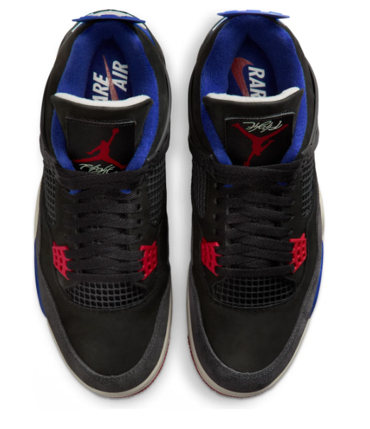Air Jordan 4 Retro “Rare Air” – Black / Blue / Red