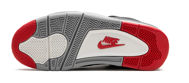 Air Jordan 4 “Bred Reimagined” (2024) – Black / Red / Cement Grey