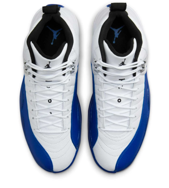 Air Jordan 12 “Blueberry” – White / Game Royal / Black