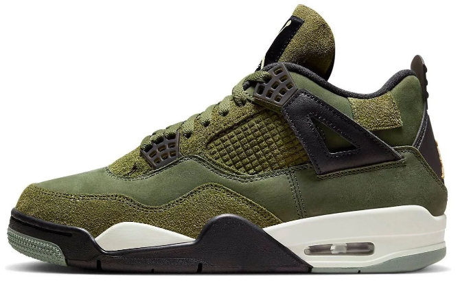 Air Jordan 4 Retro SE “Craft Olive” – Medium Olive / Black / Cream