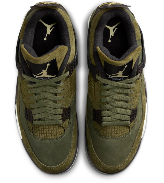 Air Jordan 4 Retro SE “Craft Olive” – Medium Olive / Black / Cream