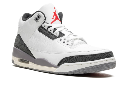 Air Jordan 3 “Cement Grey” – White / Grey / Black