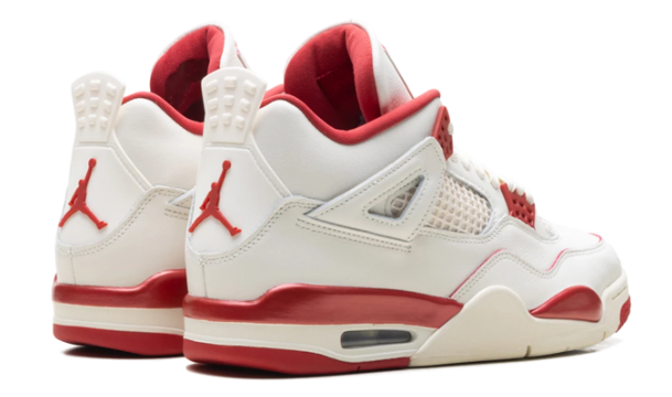 Air Jordan 4 Retro 'Valentine's Day' Women's Sneakers – White / Red