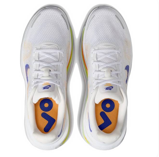 Nike Vomero Premium Running Shoes – White / Blue / Volt