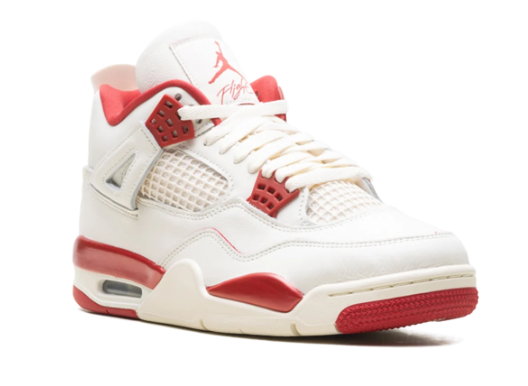 Air Jordan 4 Retro 'Valentine's Day' Women's Sneakers – White / Red
