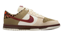 Unisex Nike Dunk Low, Cream/Olive/Burgundy
