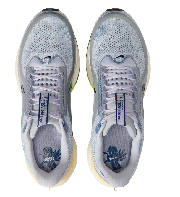 Nike Pegasus Premium Running Shoes – Grey / Navy / Lime