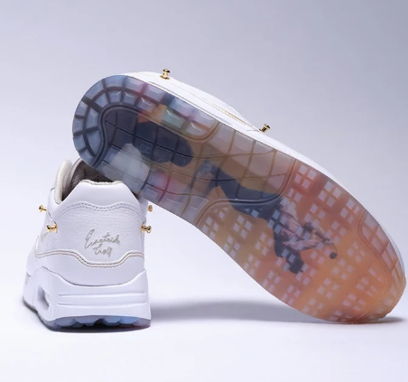 Nike Air Max 1 '86 OG White / Gold-Tone Sneakers