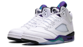 Air Jordan 5 Retro OG 'Grape' Sneakers – White / Purple / Aqua