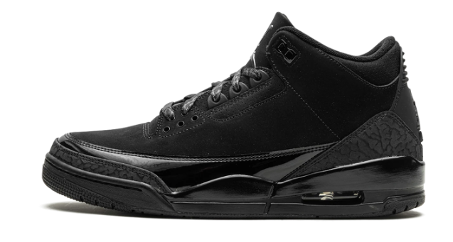 Air Jordan 3 “Black Cat” (2025) – All Black