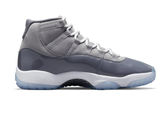 Air Jordan 11 Retro 'Cool Grey' Sneakers – Grey / White / Icy Blue