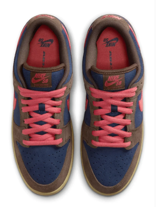 Nike SB Dunk Low Pro Skate Shoes – Baroque Brown / Adobe / Midnight Navy