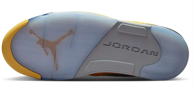 Air Jordan 5 'Tokyo' Sneakers – Yellow / Black / Grey