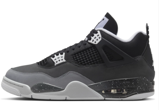 Air Jordan 4 Retro “Fear” (2024) – Light Grey / Dark Grey / Black