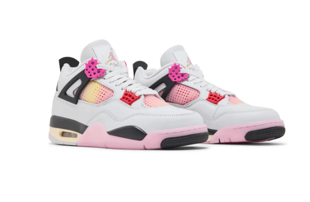 Air Jordan 4 Retro “Comic” – Off-White, Pink & Black
