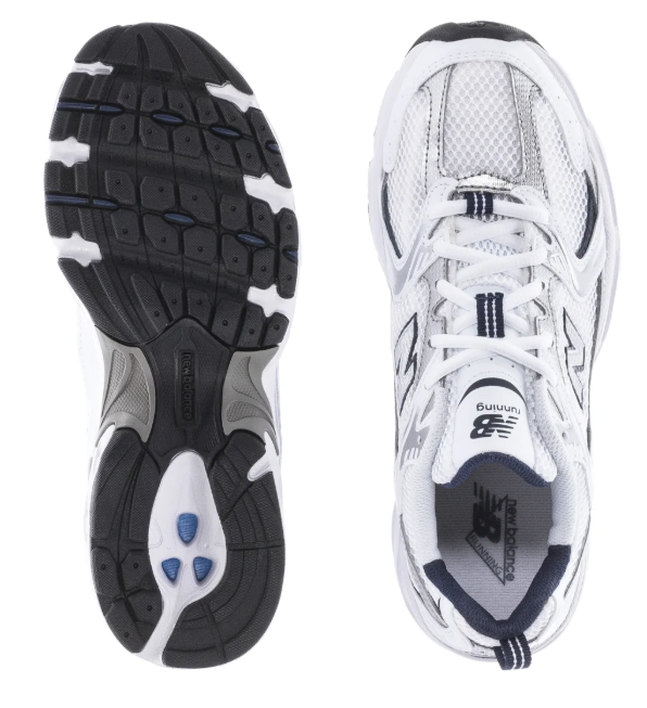 New Balance 530 Women's Wide – White & Silver