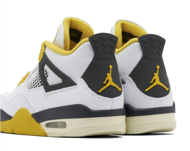 Air Jordan 4 “Vivid Sulfur” (2024) – White / Black / Yellow