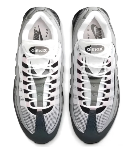 Nike Air Max 95 OG Men's Sneakers – Grey / Black / Pink Foam