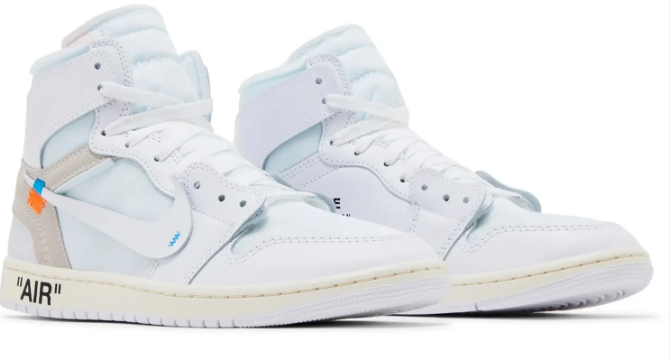 Air Jordan 1 Retro High Virgil Abloh Archive “Alaska” – White | AA3834-100