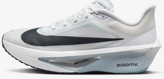 Nike Zoom Fly 6 Men's Road Running Shoes - White / Black