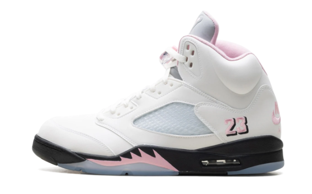 Air Jordan 5 OG 'Medium Soft Pink' Sneakers – White / Black / Pink
