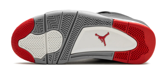 Air Jordan 4 GS “Bred Reimagined” (2024) – Black / Red / Cement Grey