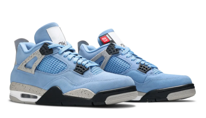 Air Jordan 4 Retro “University Blue” – Blue / Cement Grey / Black