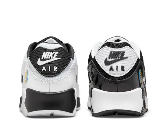 Nike Air Max 90 'Lucha Libre' Sneakers – Black / White / Silver