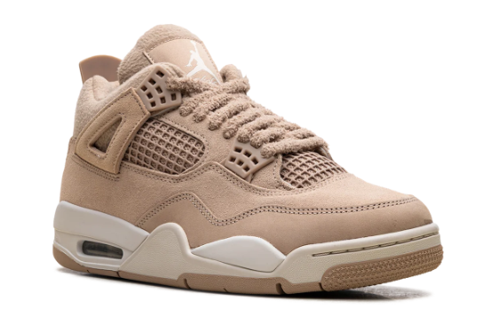 Air Jordan 4 'Cozy Girl' Women's Sneakers – Hemp / Light Orewood Brown