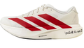 adidas Adizero EVO SL Running Shoes – White & Red | JS1182