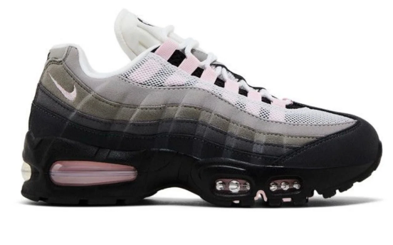 Nike Air Max 95 OG Men's Sneakers – Grey / Black / Pink Foam