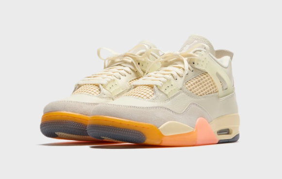 Air Jordan 4 Retro Women's “Birds of Paradise” – Coconut Milk & Bright Mango