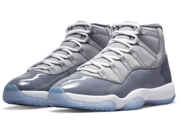 Air Jordan 11 Retro 'Cool Grey' Sneakers – Grey / White / Icy Blue