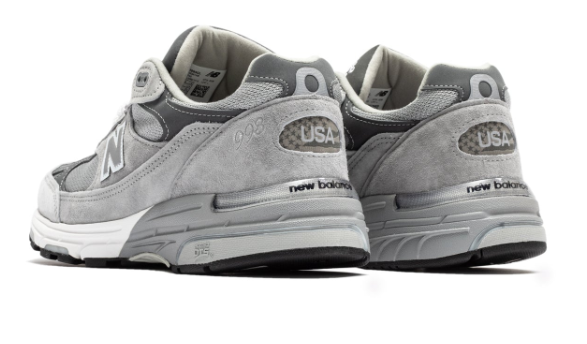 New Balance 993 Core Made in USA Men's Sneakers – Grey / White