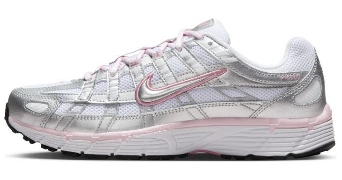 Nike P-6000 Women's Sneakers – White, Silver & Elemental Pink | BV1021-108
