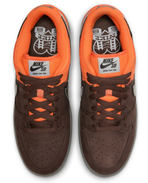 Nike SB Dunk Low Pro Muni Fast Pass – Safety Orange / Wolf Grey / Baroque Brown