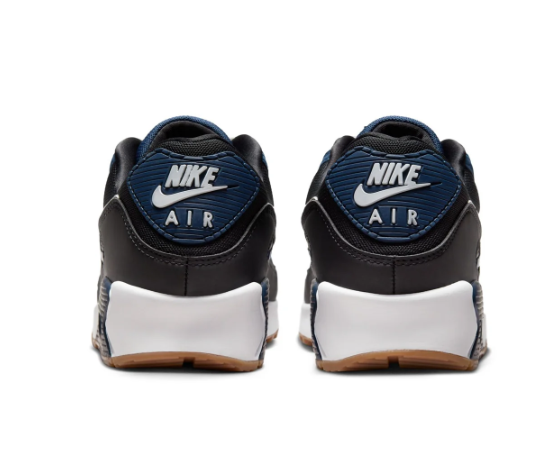 Nike Air Max 90 Men's Sneakers – Midnight Navy / Black / White / Gum