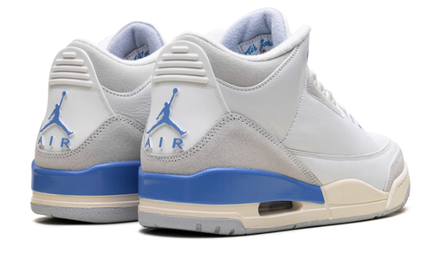 Air Jordan 3 “Lucky Shorts” – White & Carolina Blue